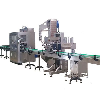 4 Nozzles Bottle Can Jerrycan 1L 2L 4L 5L 10L Automatic Chemical Liquid Ex-proof Filling Machine Filler